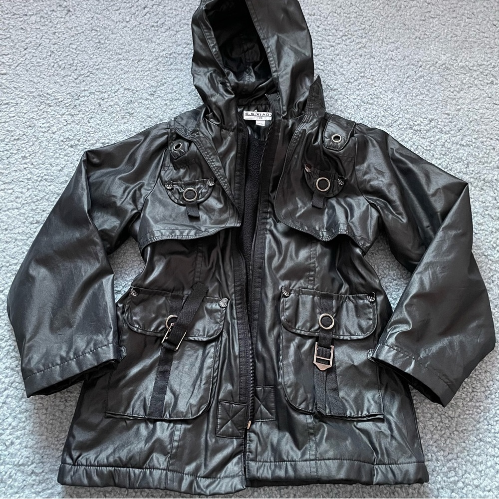 kids leather jacket